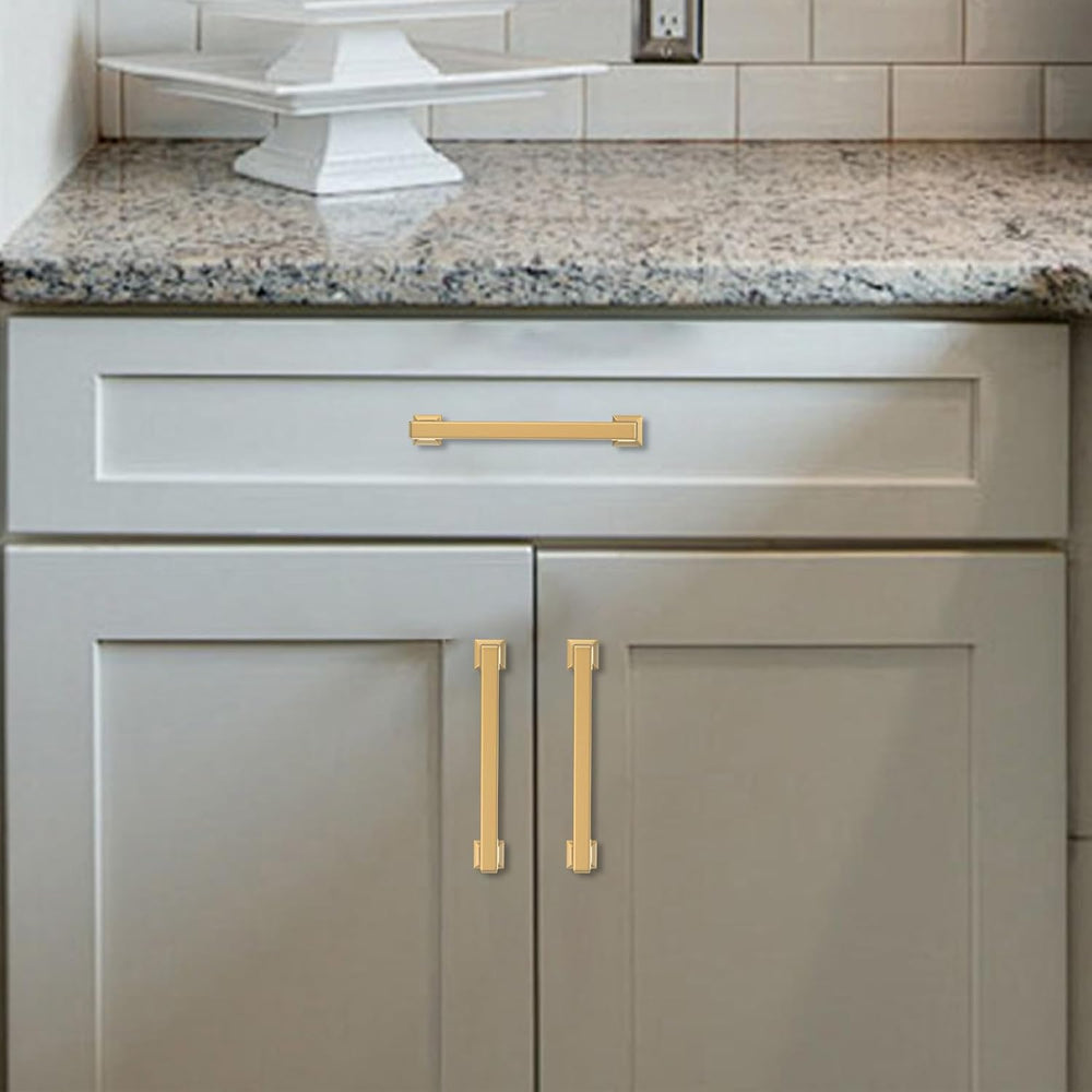 10 Pack 5 Inch Cabinet Pulls Champagne Bronze Kitchen Cabinet Handles Zinc Al...