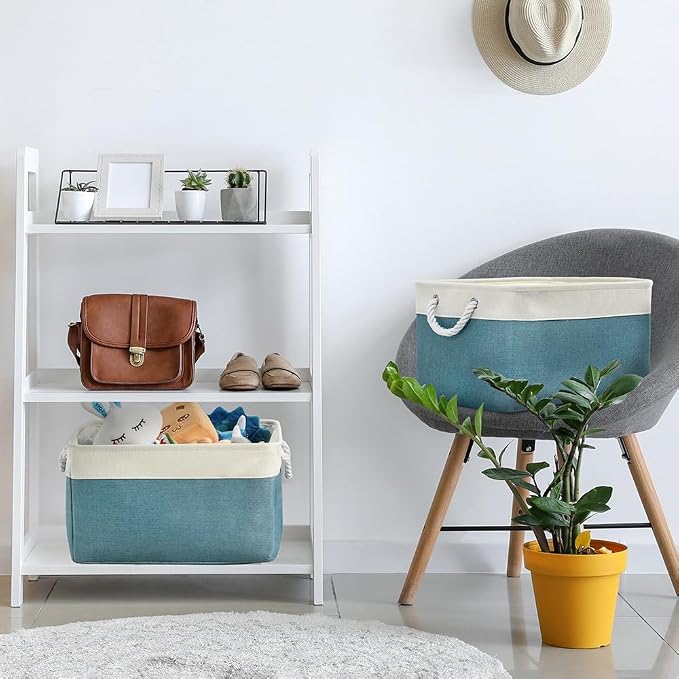 TheWarmHome Storage Baskets for Organizing (3 Pack)