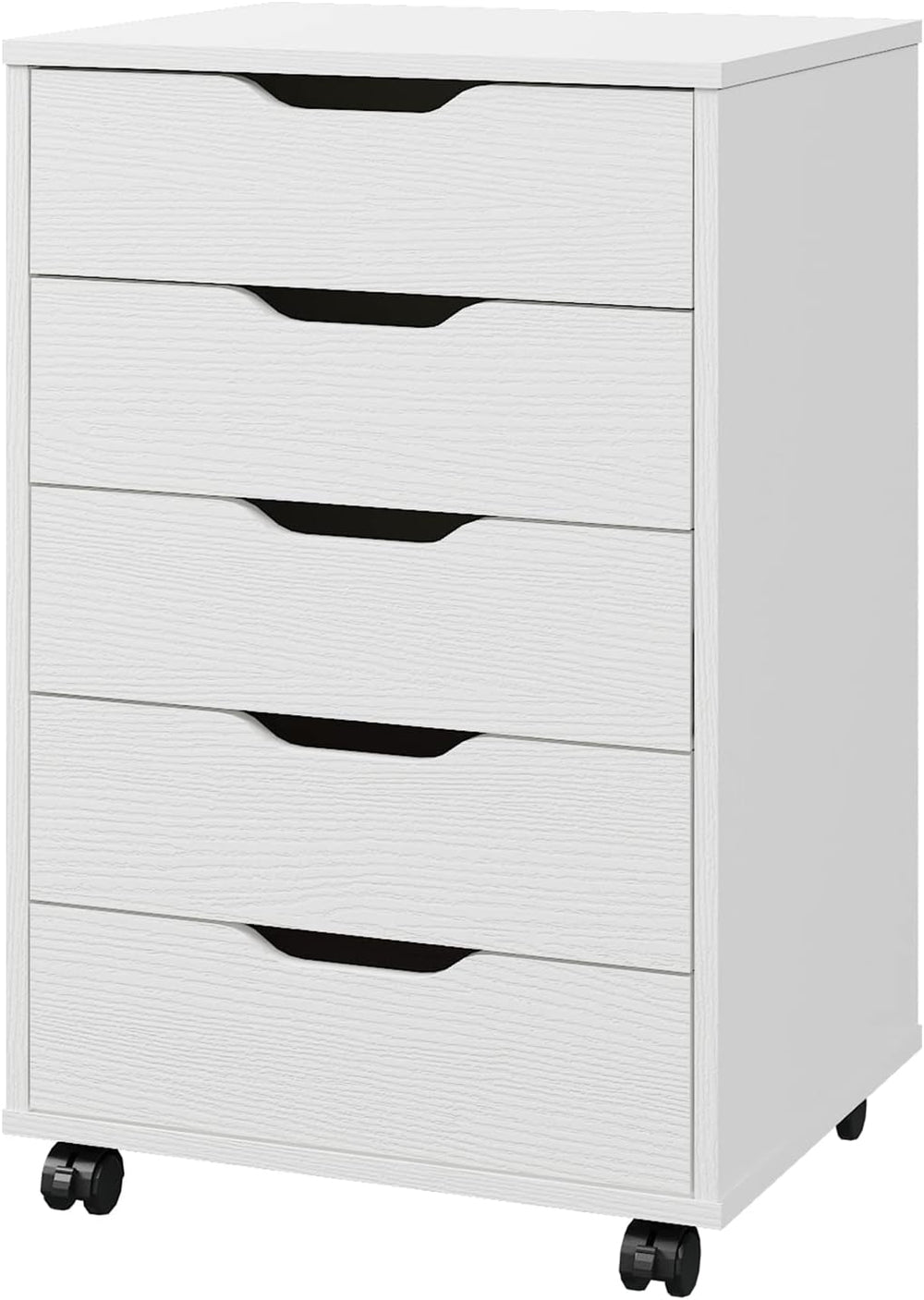 Panana 5/7 Drawer Mobile File Cabinet, Wooden Under Desk Storage with Wheels ...