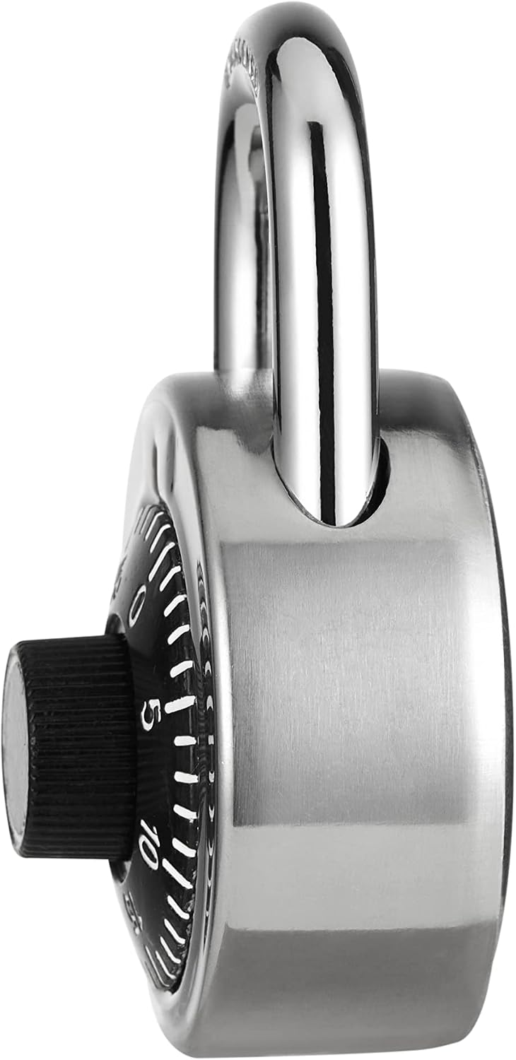 FIGODE® Locker Lock, Combination Lock, Black Dial, Each Lock with Different C...
