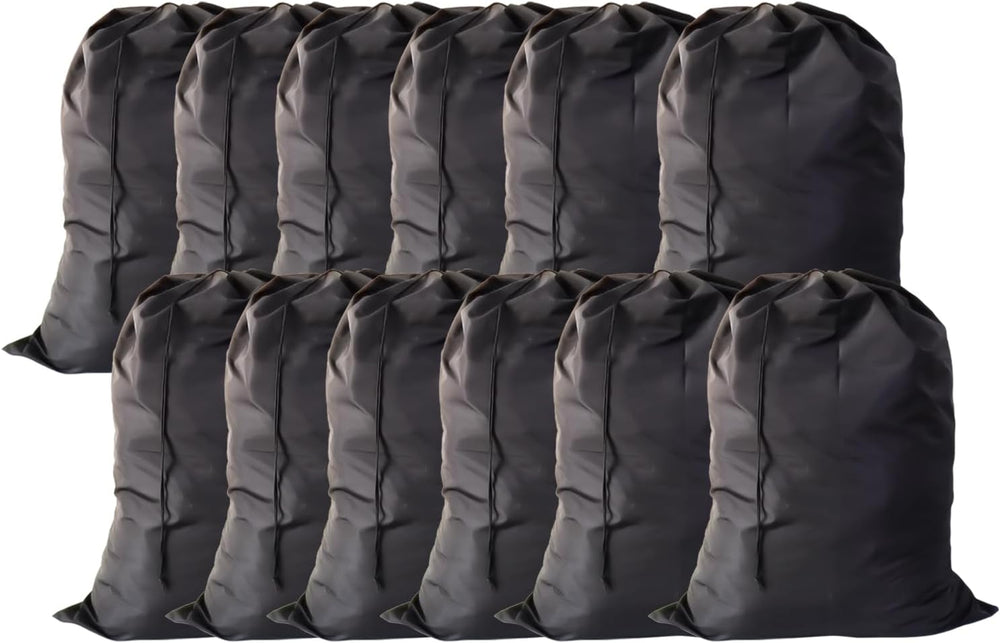 Extra Large Laundry Bag 30"x40" 12 Pack Black