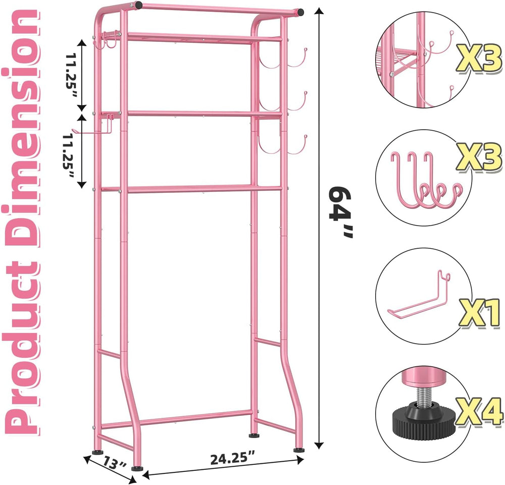 Simple Trending 3 Tier Over The Toilet Rack, Shelf Bathroom, Bathroom Stand O...