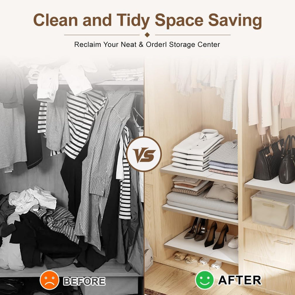 Tension Shelf Expandable Closet Tension Shelf