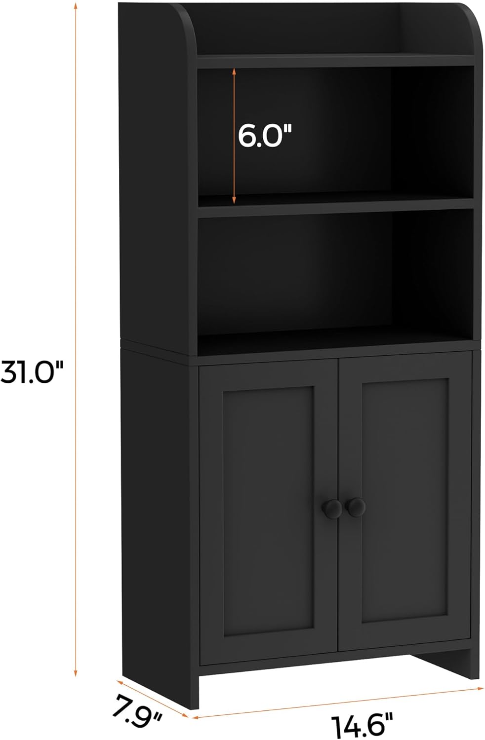 Homhedy Small Bathroom Storage Cabinet, Toilet Paper Storage Cabinet
