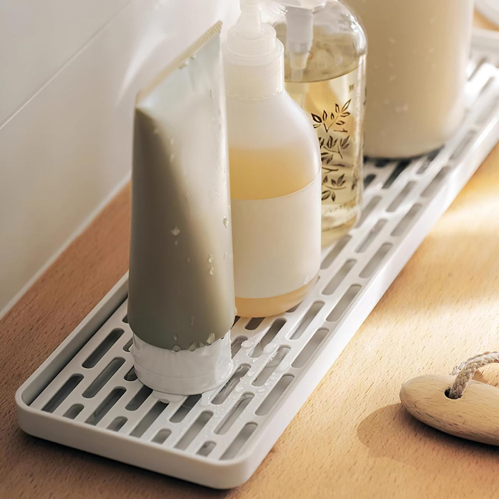 DOITOOL Double Layer Draining Tray: 2Pack Dish Drainer Drying Rack for Kitche...