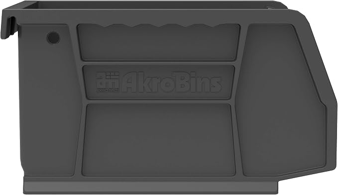 Akro-Mils 30210 AkroBins Plastic Storage Bins, Space-Saving Stackable Bins (2...