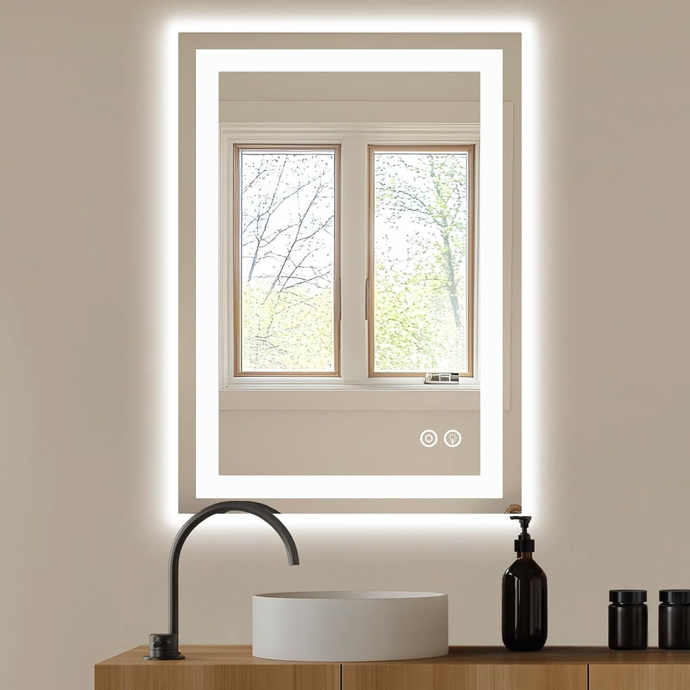 DUMOS 24"x32" LED Bathroom Mirror, Bathroom Vanity Mirror