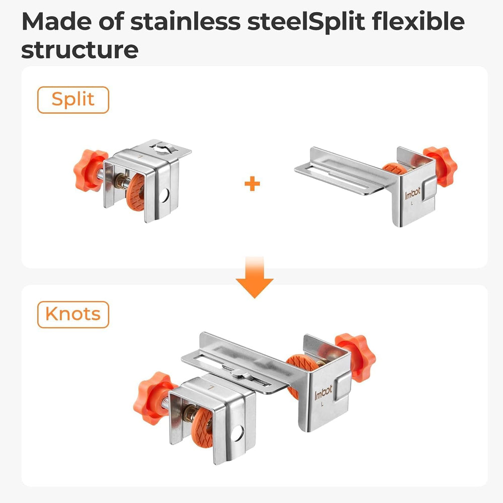 Imbot Drawer Front Installation Clamps, Drawer Face Jig (2, Side Clamp)