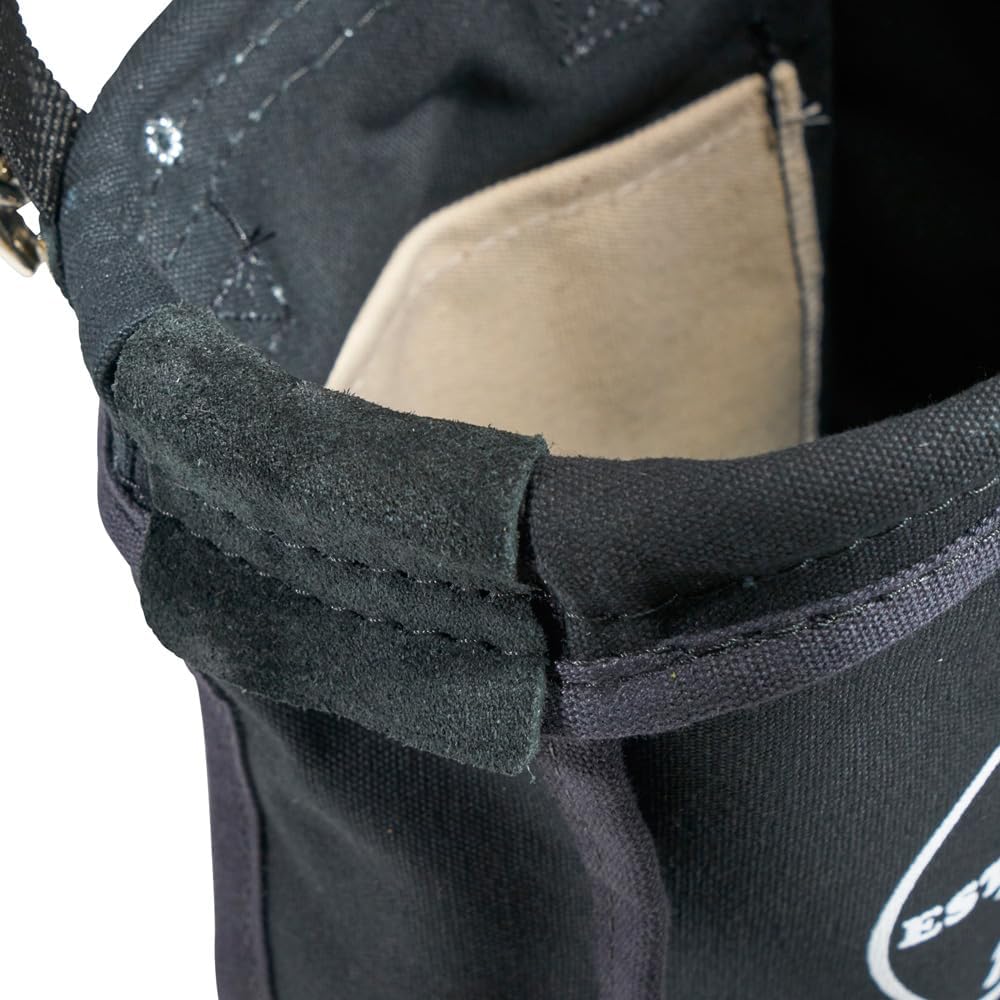 Klein Tools 51A Tool Pouch, Utility Pouch for Carrying Nuts and Bolts, with I...