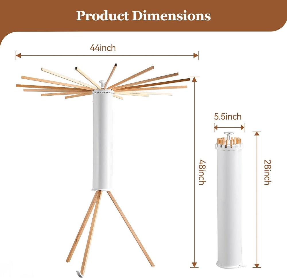 Clothes Drying Rack Tripod, Floor‑Mounted Garment Rack, Portable Drying