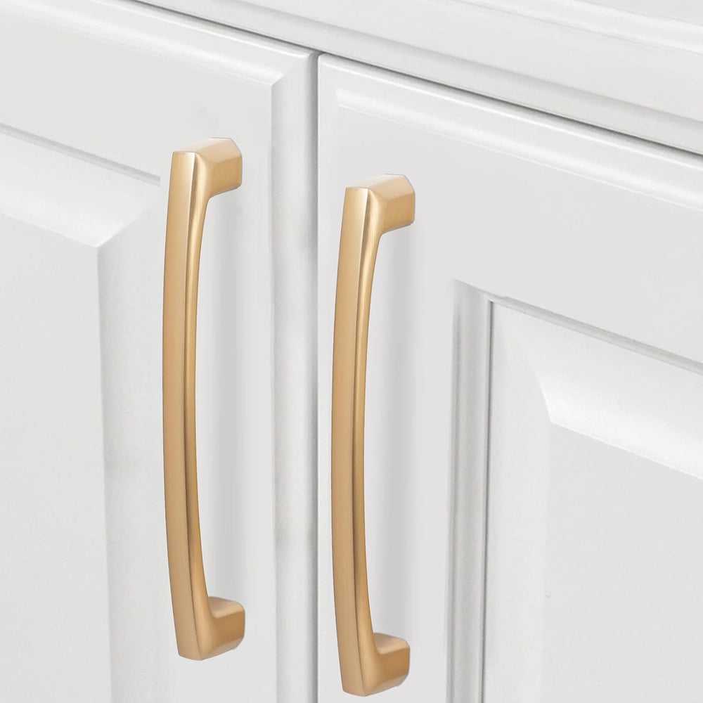10 Pack 5 Inch(128mm) Champagne Bronze Cabinet Handles Champagne Kitchen Cabi...