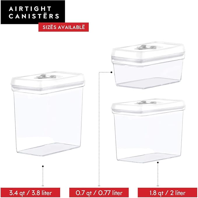 DWËLLZA KITCHEN Airtight Food Storage Containers (4 Pc)