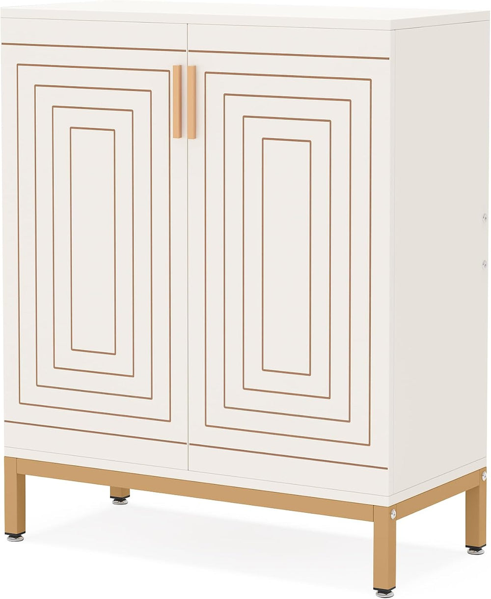 Tribesigns Shoe Cabinet with Doors, 20 Pairs Entryway Shoe Storage Cabinet wi...