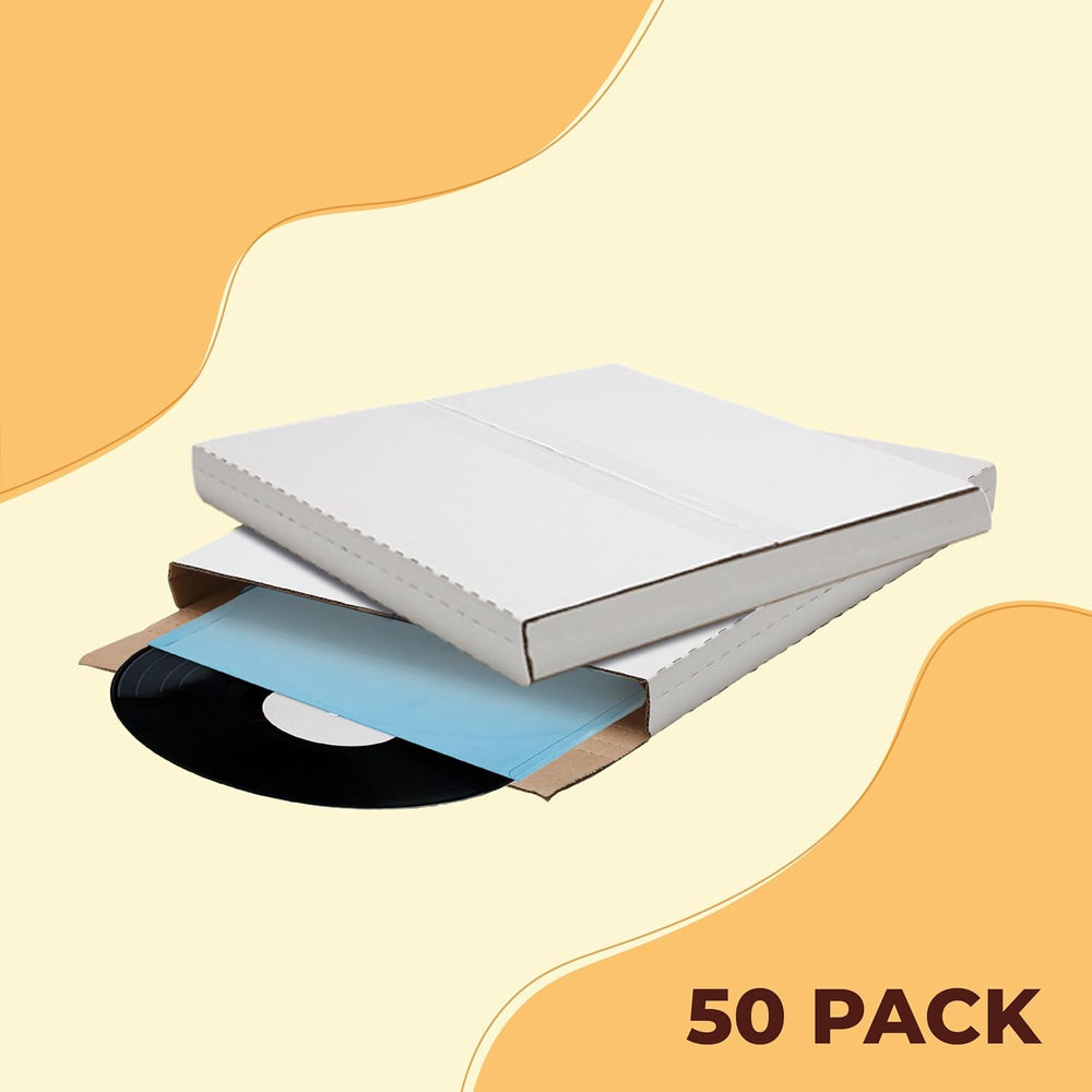 The Boxery 50 Pack – LP Strong Record Mailer Boxes | 12.5" x 12.5" ...