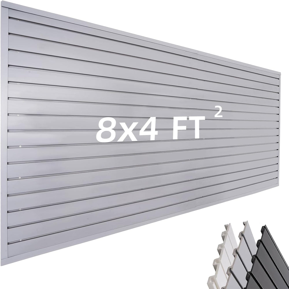 FRAYSCENT Slat Wall Paneling Garage Wall Organizer, Slatwall Panels Garage To...