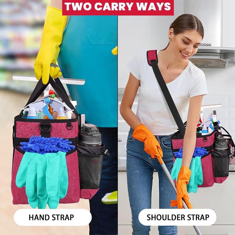 Wearable Cleaning Caddy Bag,Cleaning Supply Tote for Cleaning Supplies, Clean...