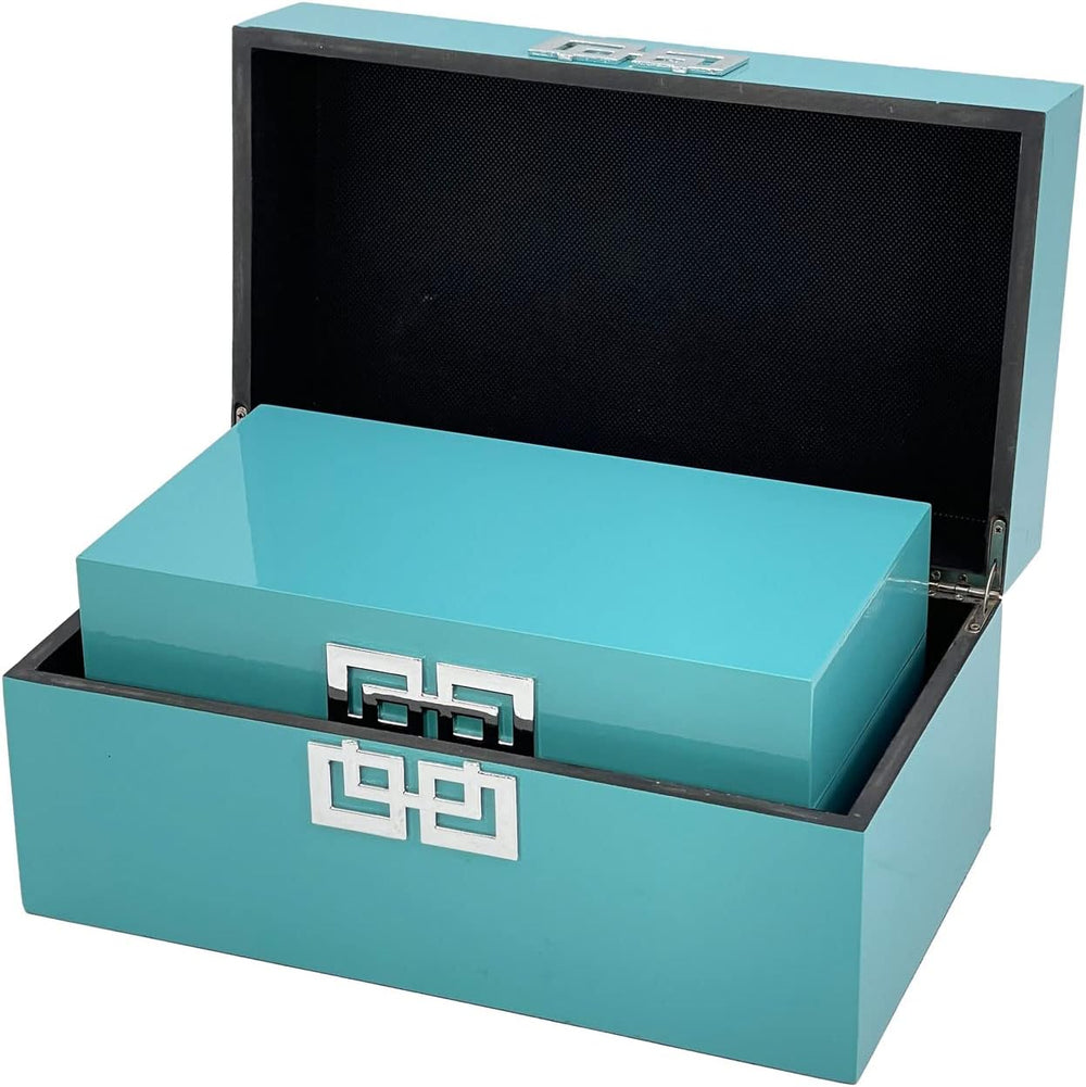 Galt International Large & Small Decorative Storage Box w/Hinged Lid (Set...