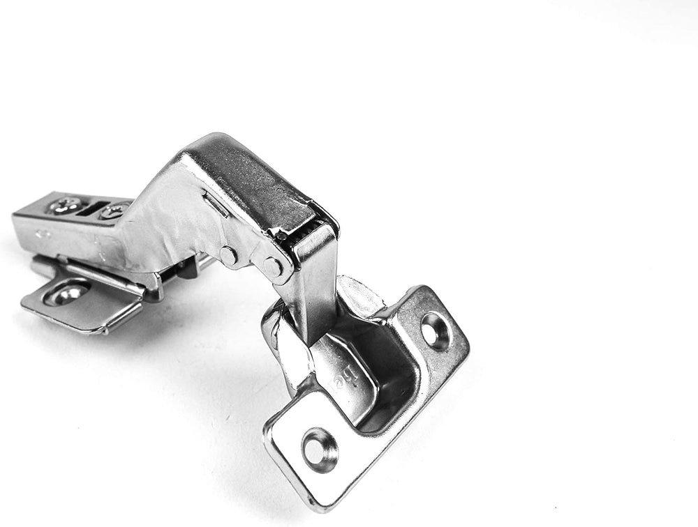 Berta 10-Pack Frameless Soft-Close Cabinet Hinges, 3D Adjustable Clip-On with...