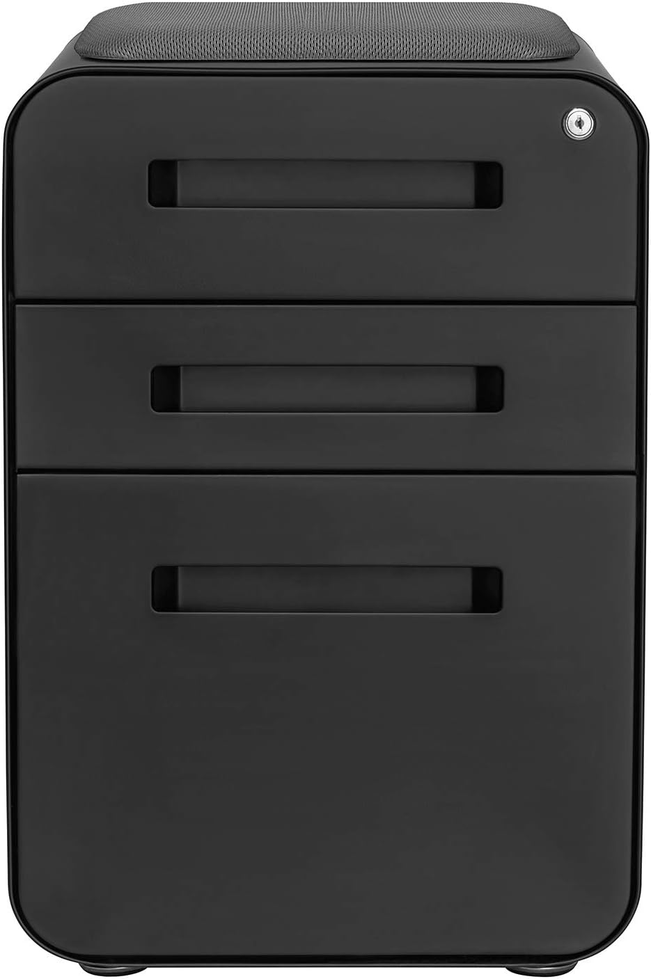 Laura Davidson Furniture STOCKPILE Curve Seated 3-Drawer Mobile File Cabinet ...