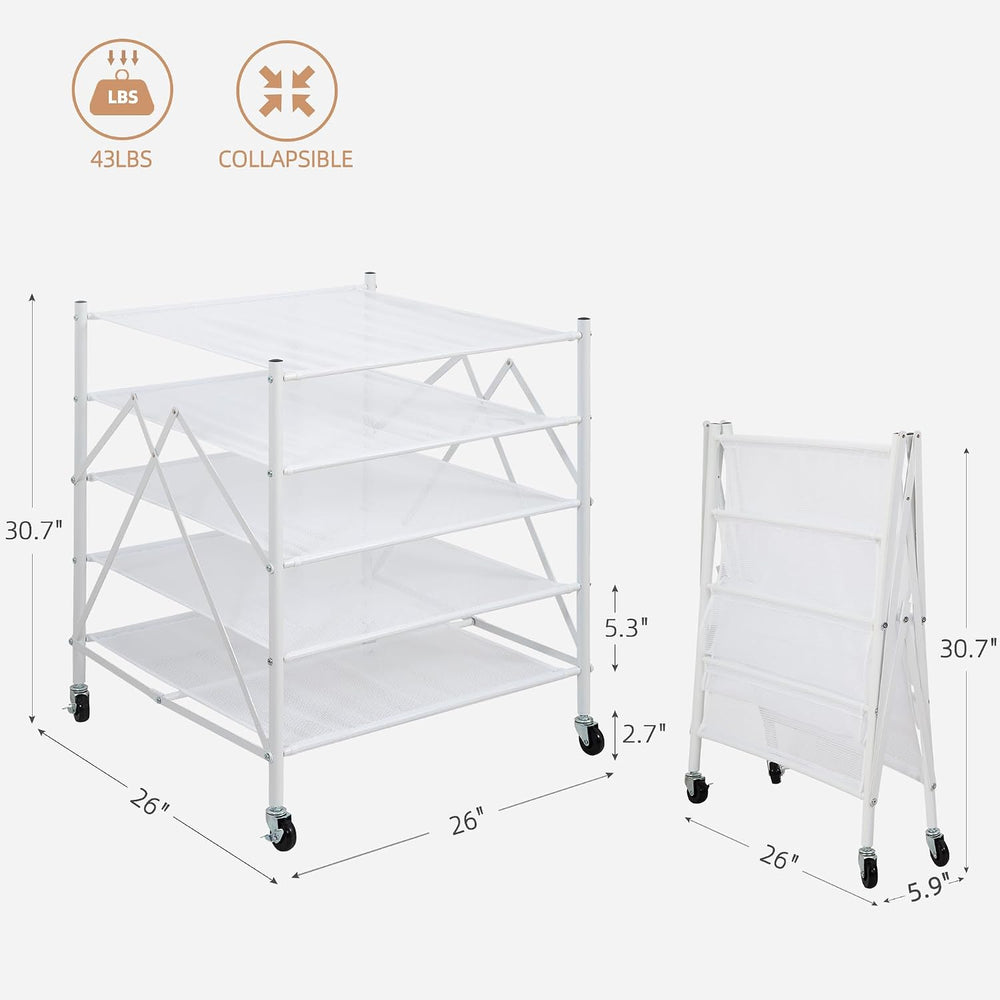 STORAGE MANIAC Sweater Drying Rack, Mesh Clothes Drying Rack, Stackable Laund...