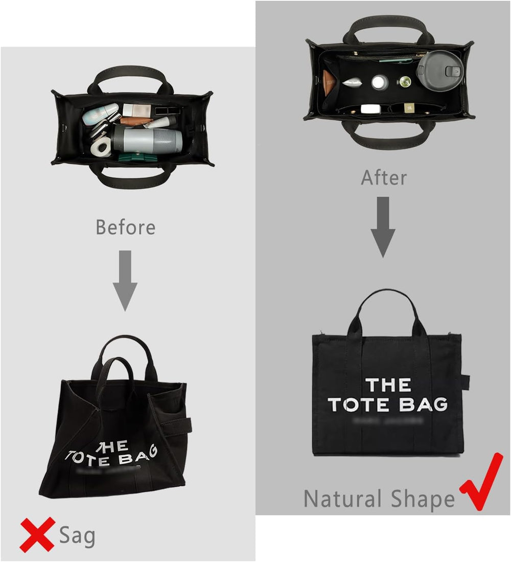 ZTUJO Purse Organizer Insert For Handbag & Tote Shaper,Tote Bag Organizer...