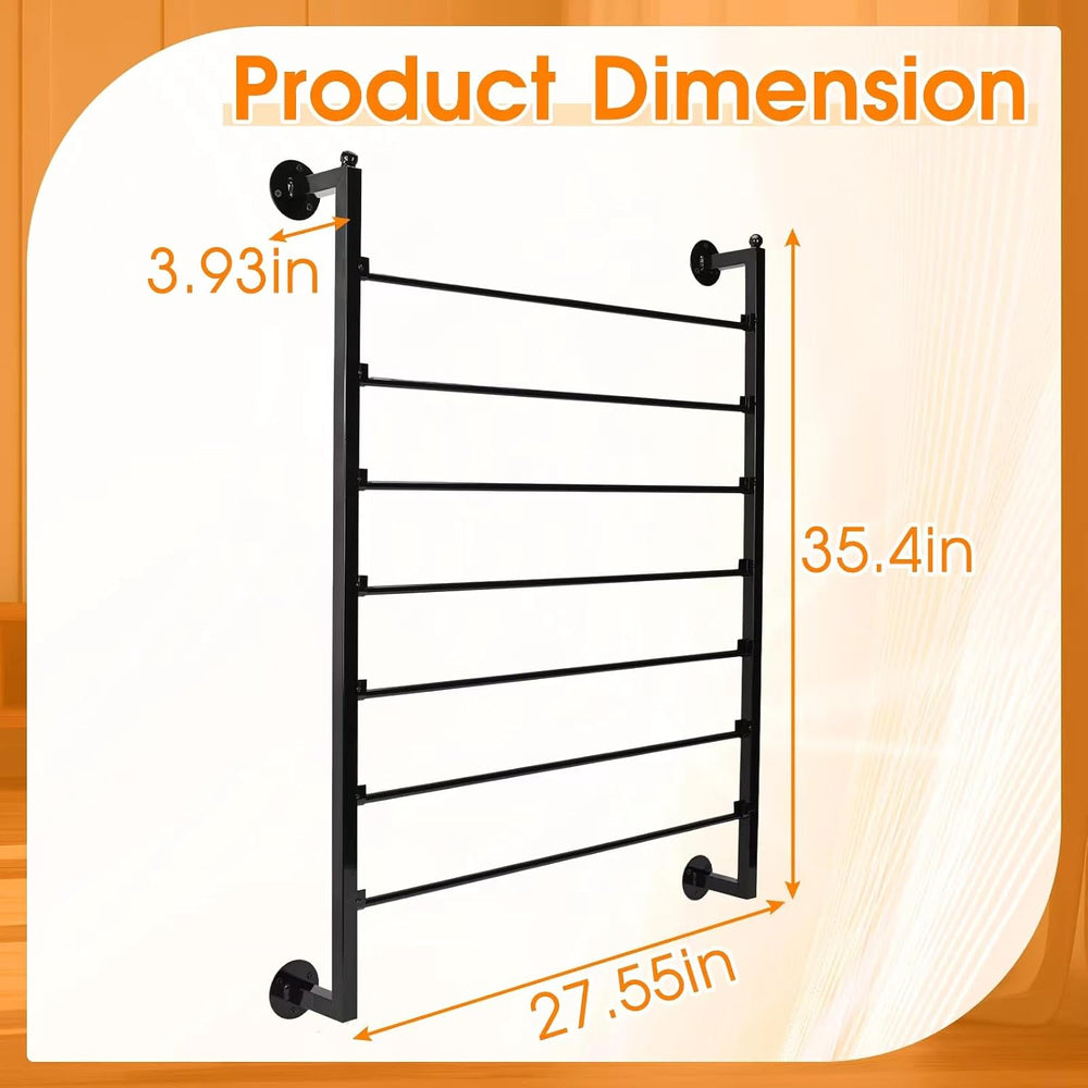 7 Tier Ribbon Storage Organizer, Wall Mounted Ribbon Organizer
