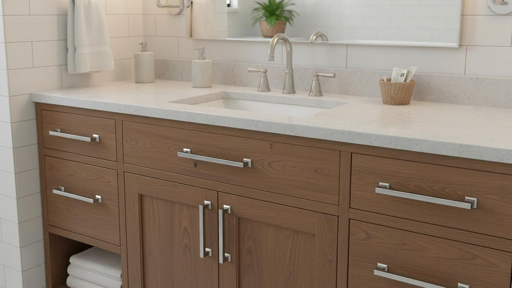 Alzassbg 3" Polished Chrome Cabinet Pulls and Handles 10 Pack, AL3046CP