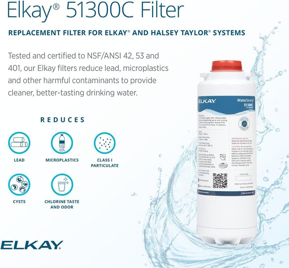 Elkay Genuine WaterSentry 51300C Replacement Filter