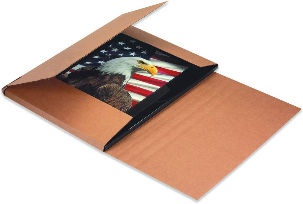 Boxes Fast BFM2BKK Corrugated Cardboard Easy-Fold Mailers, 12 1/8 x 9 1/8 x 2...