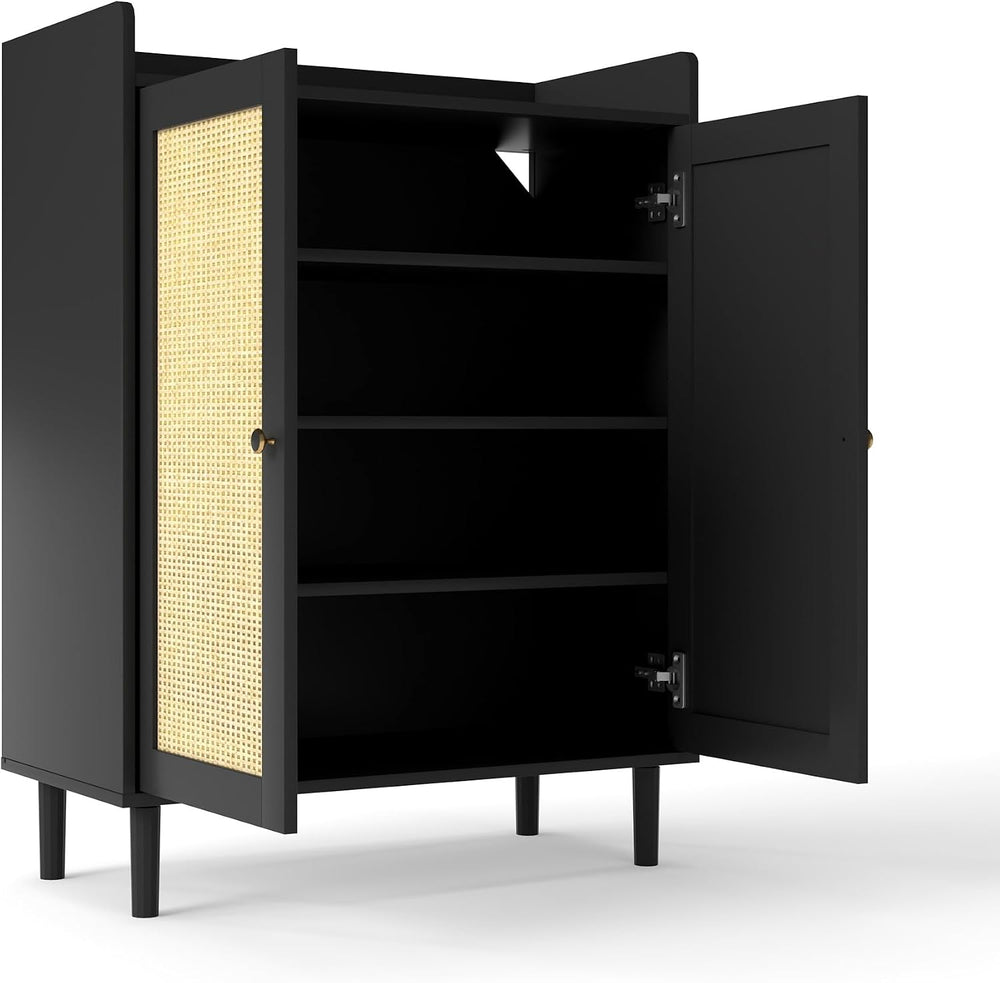 Shoe Rack,Shoe Storage,Rattan Shoe Cabinet for Entryway,Shoe Storage Cabinet ...