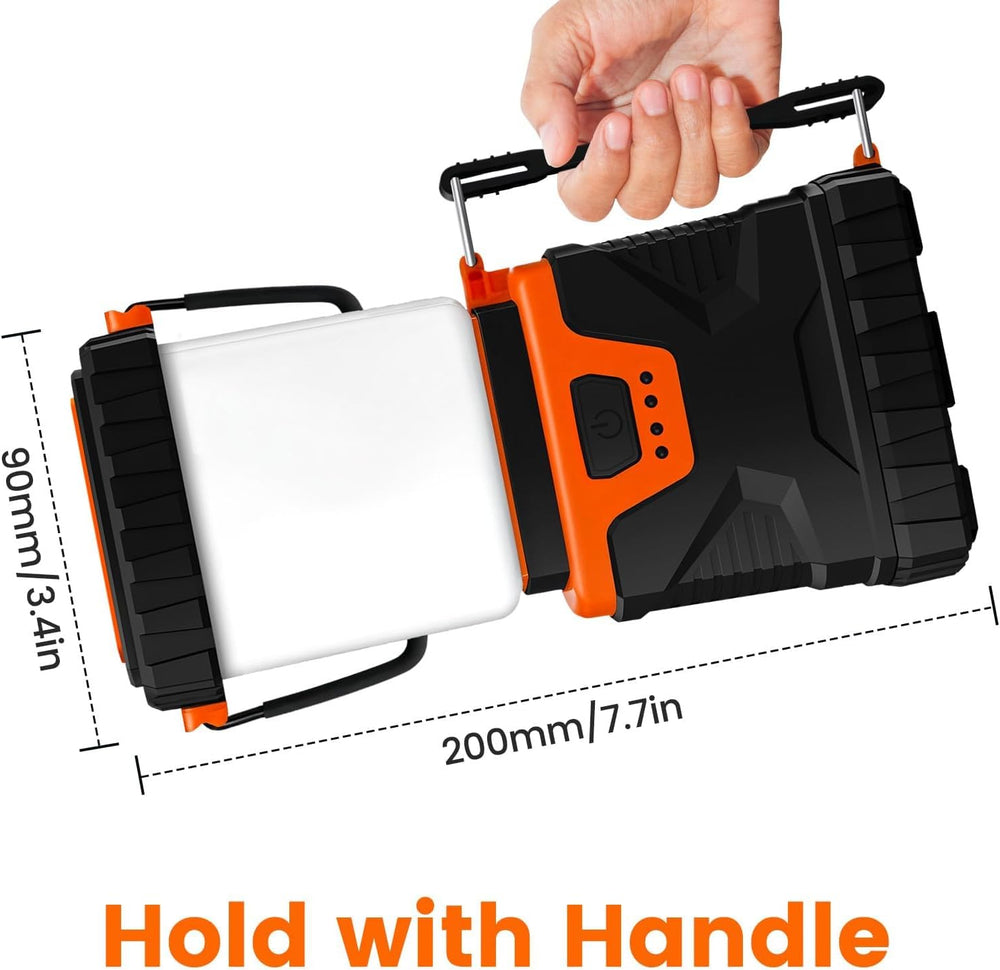 LED Camping Lantern Rechargeable,1000LM, Portable with 5 Ligth Modes, IP44 Wa...