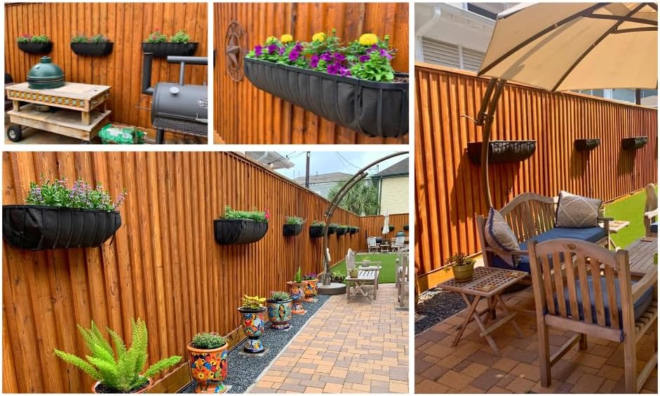 48 Inch Fabric Trough Coco Liner Replacement for Window Basket Flower Planter...