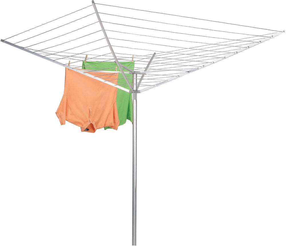 Household Essentials Collapsible Umbrella Clothesline Outdoor Dryer in Alumin...