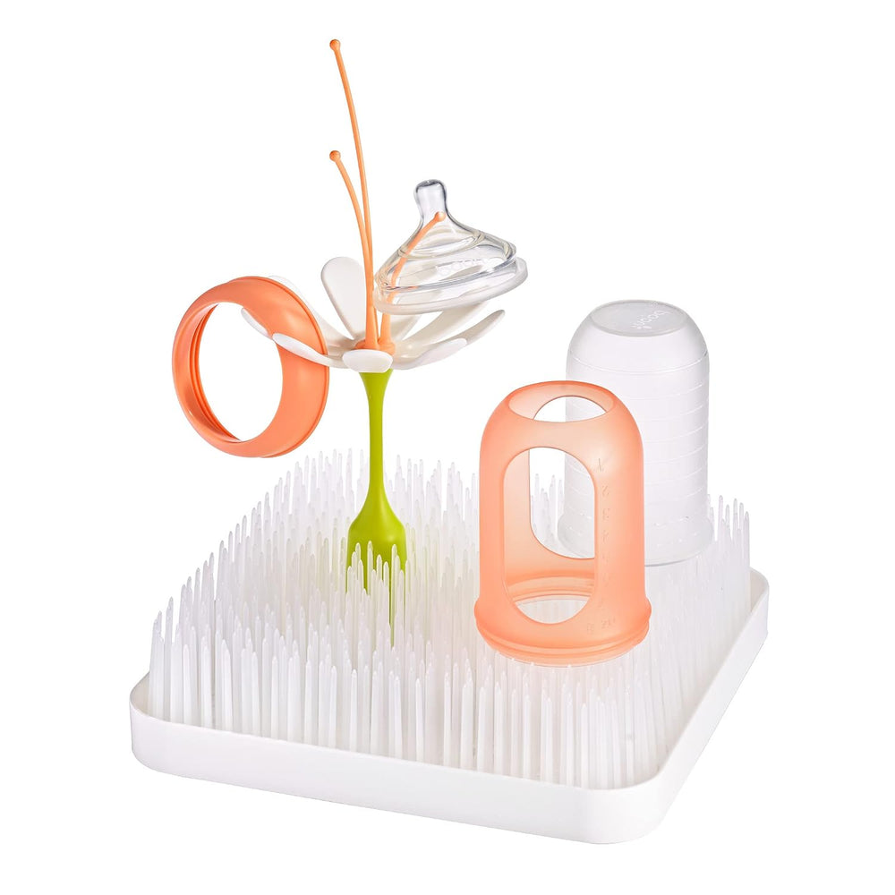 Boon Grass Countertop Drying Rack For Kitchen, Plastic - Winter White