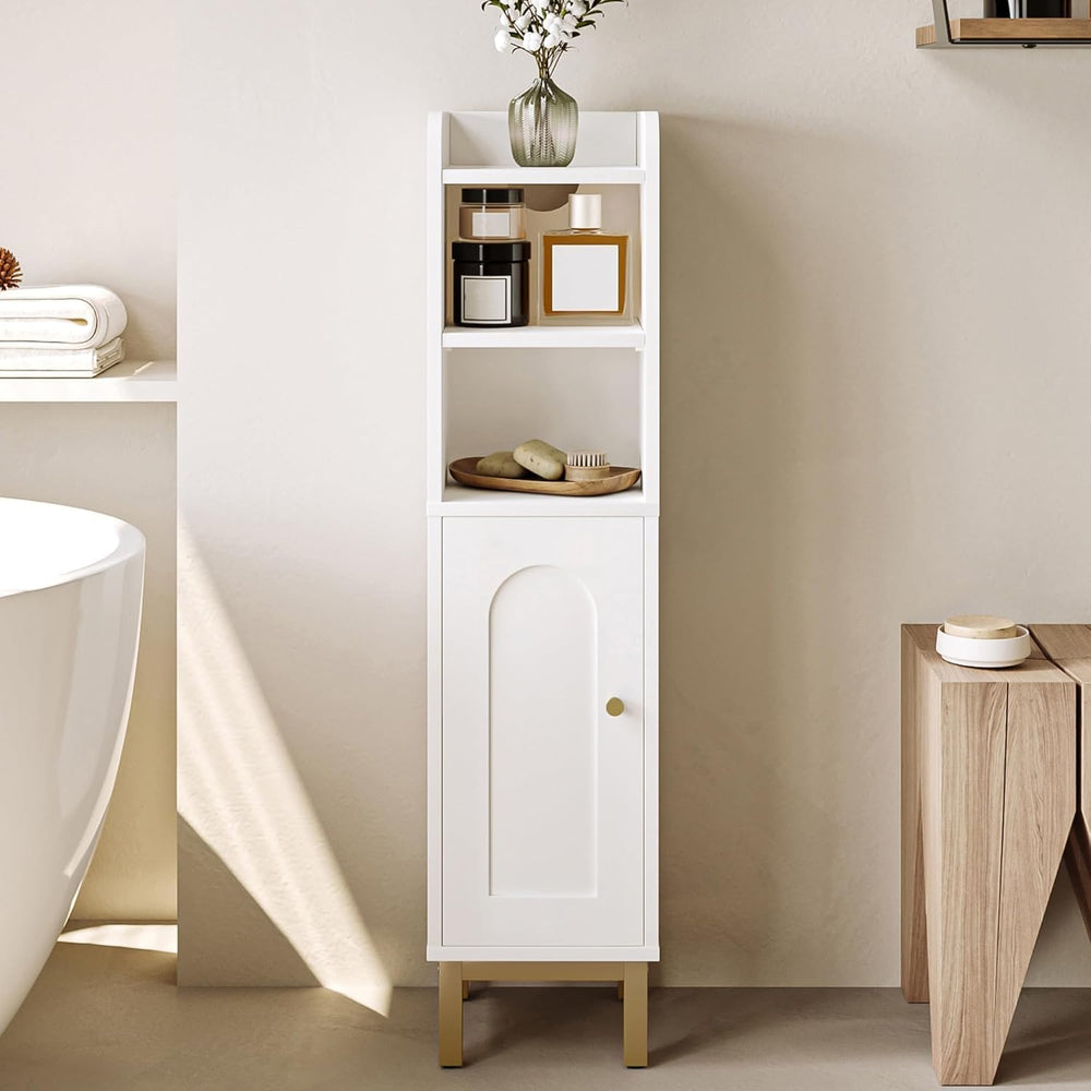 Hzuaneri Bathroom Storage Cabinet, Small Corner Floor Cabinet