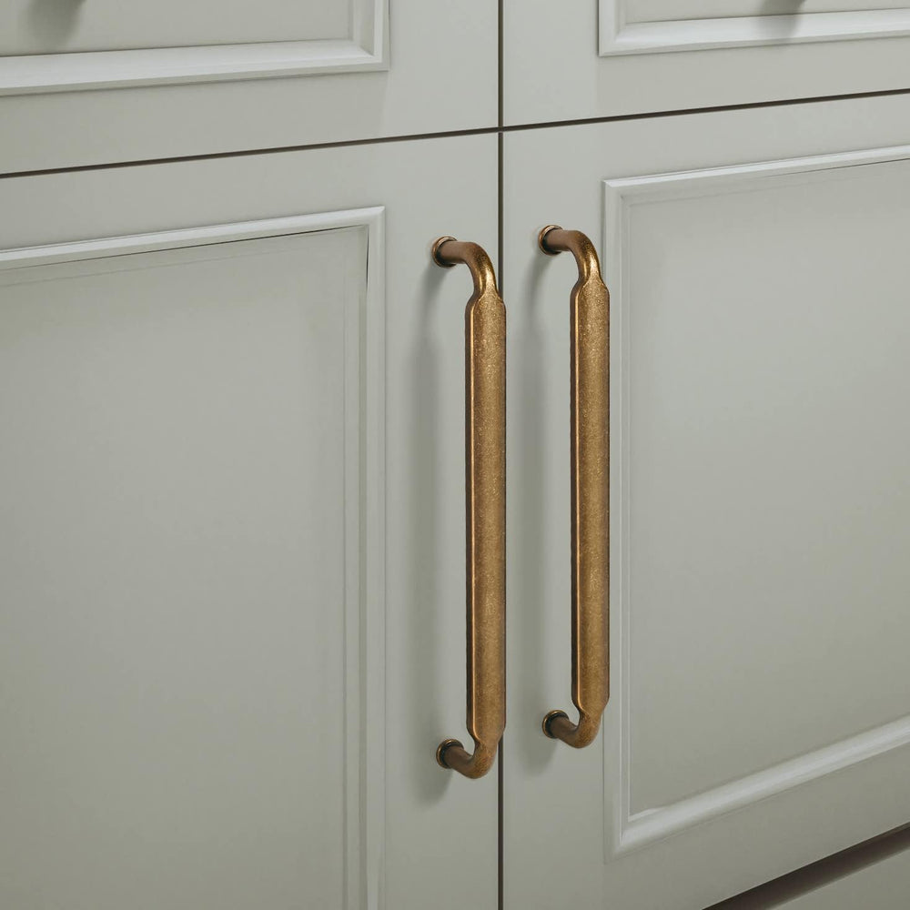 Goo-Ki 12 Pack 3 Inch （76mm） Hole Center Cabinet Pulls Antique Brass Zinc All...