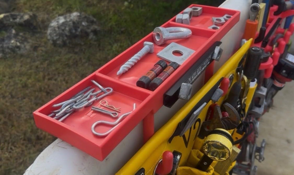 Flat Rack Tray for Utility & Lineman Buckets Glove-Friendly Work Tray wit...
