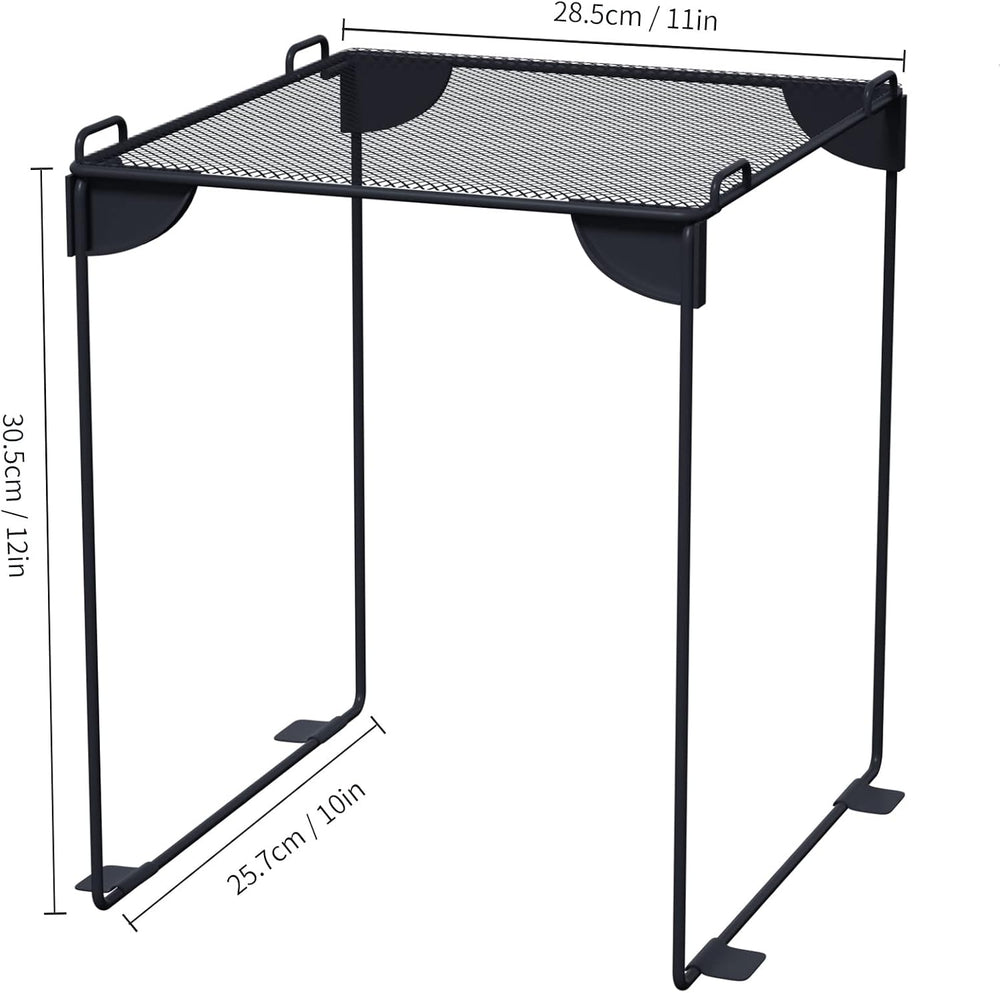 Pack 2 Mesh Locker Shelf, Grey