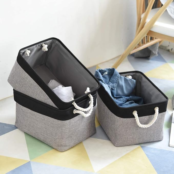 TheWarmHome Collapsible Storage Bin (3 Pack)