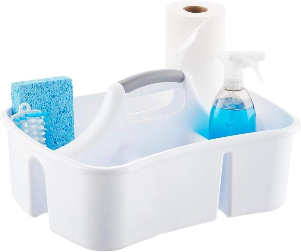 Extra Large 5 Gallon Divided Cleaning Caddy Organizer with Handle