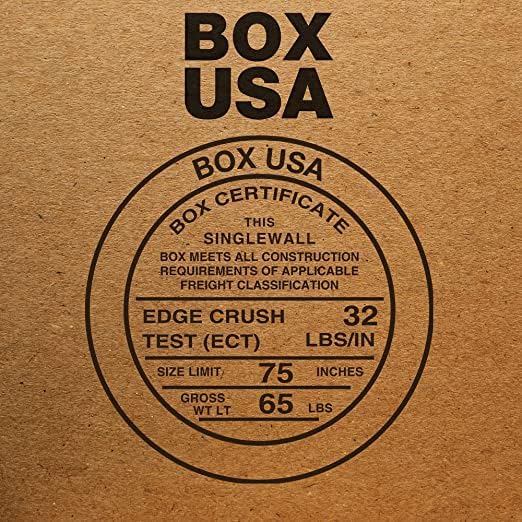 Box USA 12" Deluxe Shipping Boxes 12.125"L x 9.25"W x 3"H...