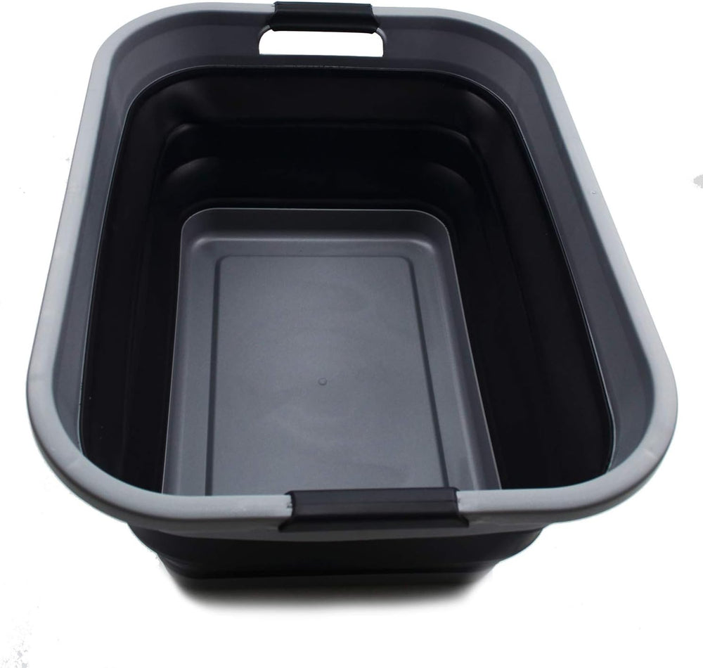 SAMMART 41L (10.8 gallon) Collapsible Plastic Laundry Basket - Foldable Pop U...
