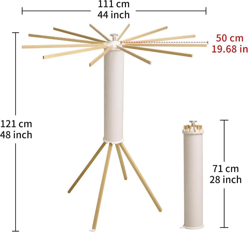 JOOM Four Legs Clothes Drying Rack, Garment Rack Portable and Foldable Space ...