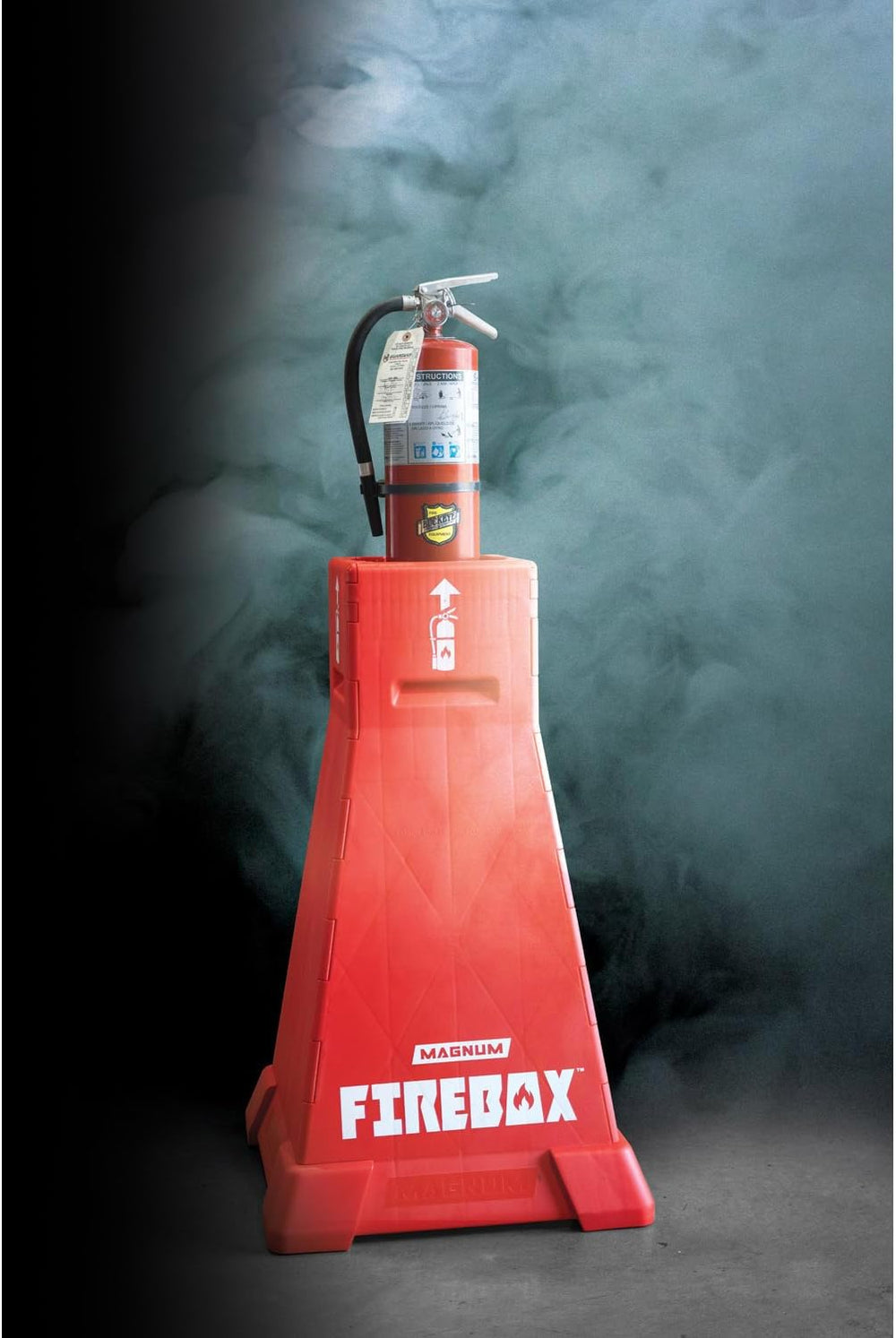 MAGNUM Firebox, Portable Fire Extinguisher Stand, OSHA Compliant, Emergency F...