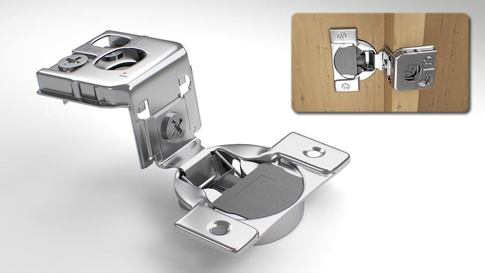 Berta, 30-Pack 1" Overlay 105° Soft Close Face Frame Cabinet Hinges