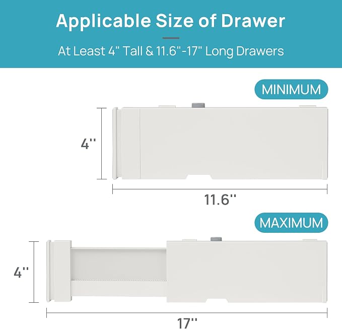 Vtopmart 12 Pack Drawer Dividers