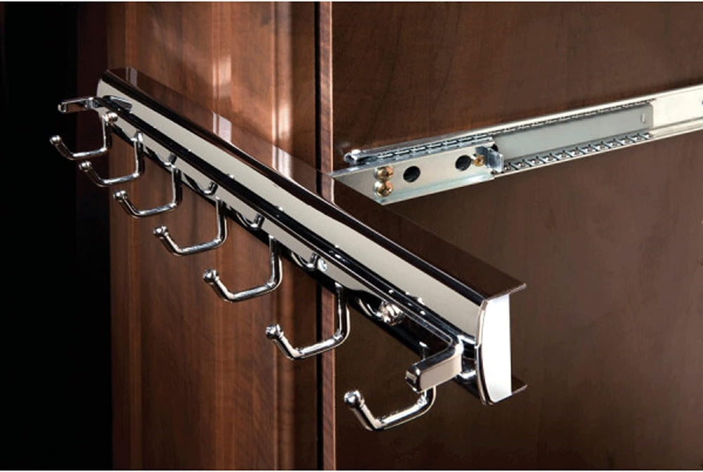 Sidelines Premier Pullout Swivel Belt Rack for Custom Closet Systems