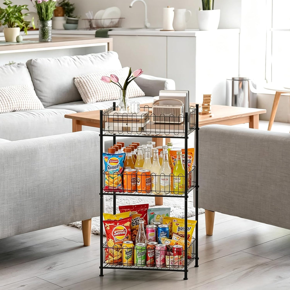 Water Bottle Organizer Rack 3 Tier Soda Drink Bottled Storage Holder