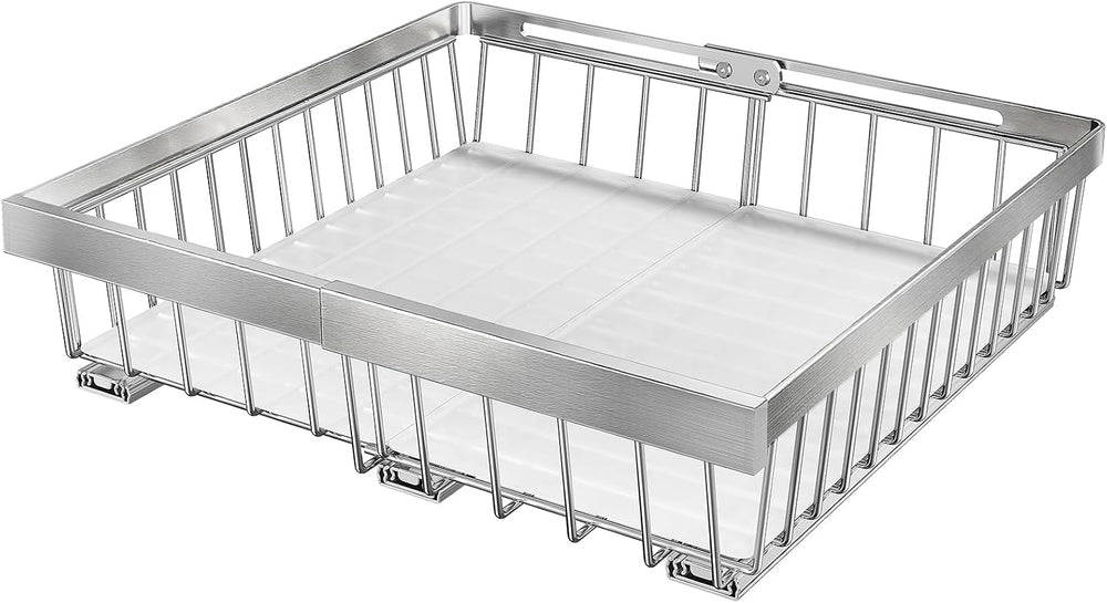 Kitstorack Expandable Pull Out Cabinet Organizer (10.6"-15")W x 21&...