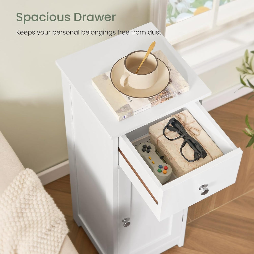 Iwell Small Bathroom Storage Cabinet, Small Bathroom Cabinet with Drawer &amp...